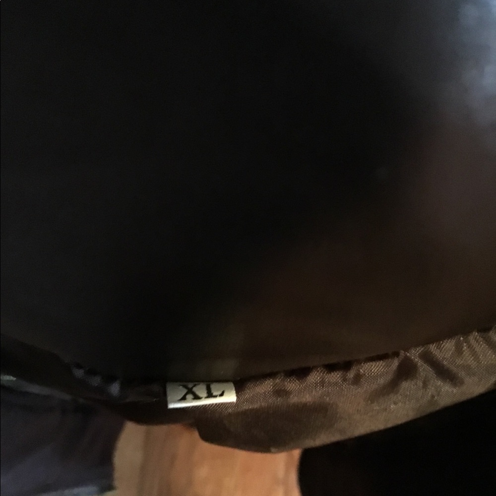 Junior brown leather like jacket with hoodie - Picture 5 of 6
